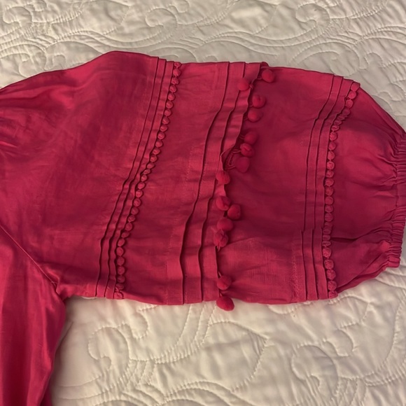 Pink Linen Dress - Picture 5 of 5